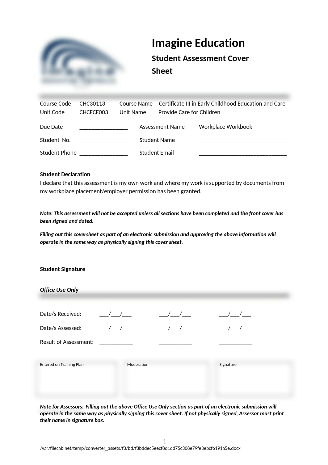 CHCECE003 Student Assessment WP v2.1.docx_dh4s2dxdv5a_page1