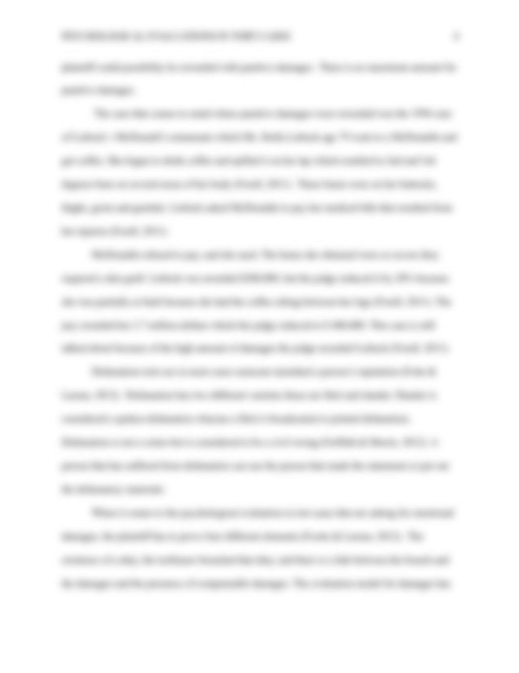 FMH 590 Week 3 Psychological Evaluation of Emotional Damages in Tort Cases.docx_dh50tdxzzl1_page4