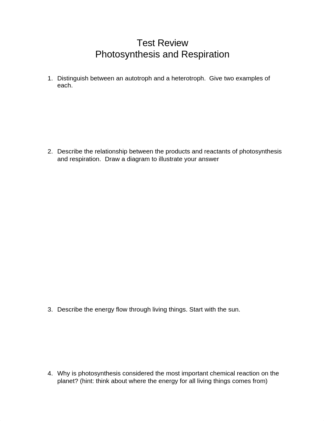 Copy of Key - Test Review - Photosynthesis and Cellular Respiration.docx_dh56p328b8s_page1