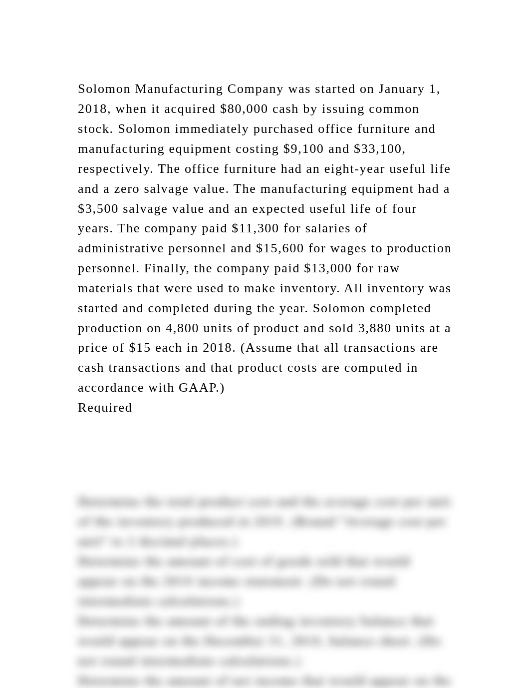 Solomon Manufacturing Company was started on January 1, 2018, when i.docx_dh57dwttdh3_page2