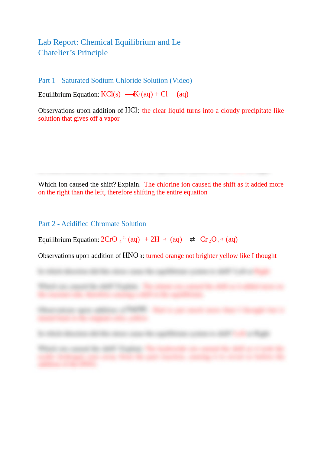 Equilibrium and Le Chateliers Principle Lab Report.docx_dh599s1vr38_page1