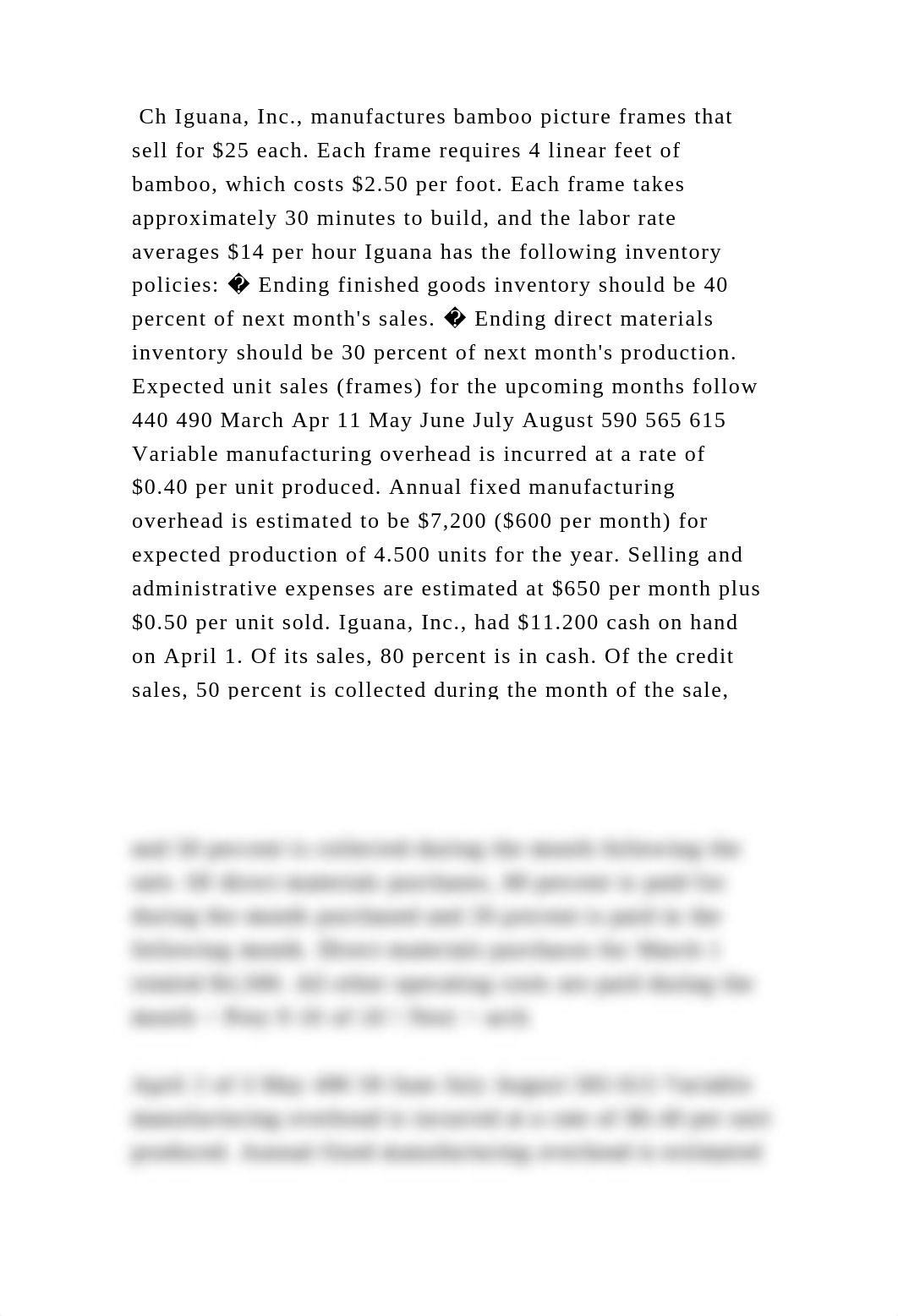 Ch Iguana, Inc., manufactures bamboo picture frames that sell for $25.docx_dh5qn9z4u8m_page2