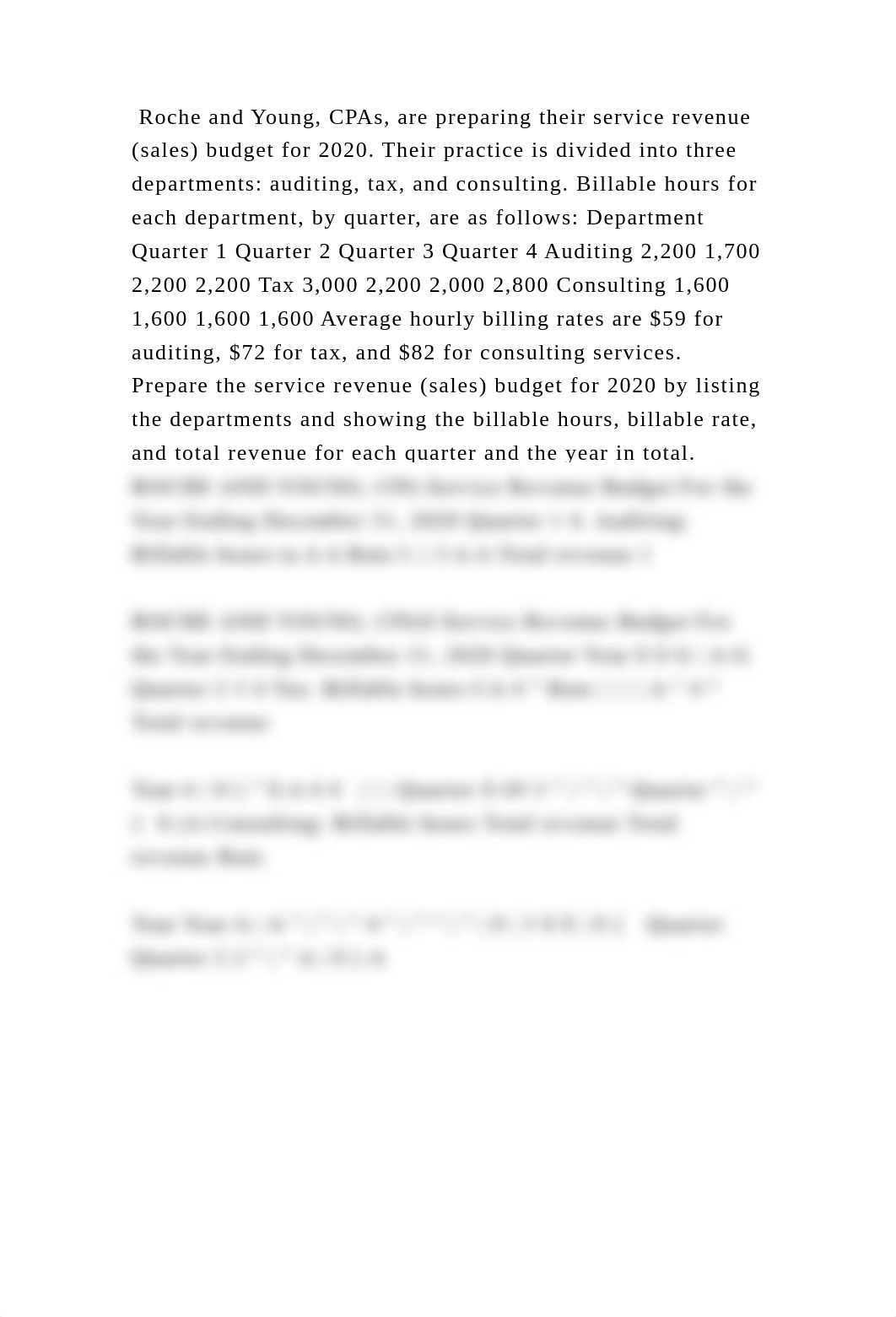 Roche and Young, CPAs, are preparing their service revenue (sales) bu.docx_dh61ilkha8w_page2