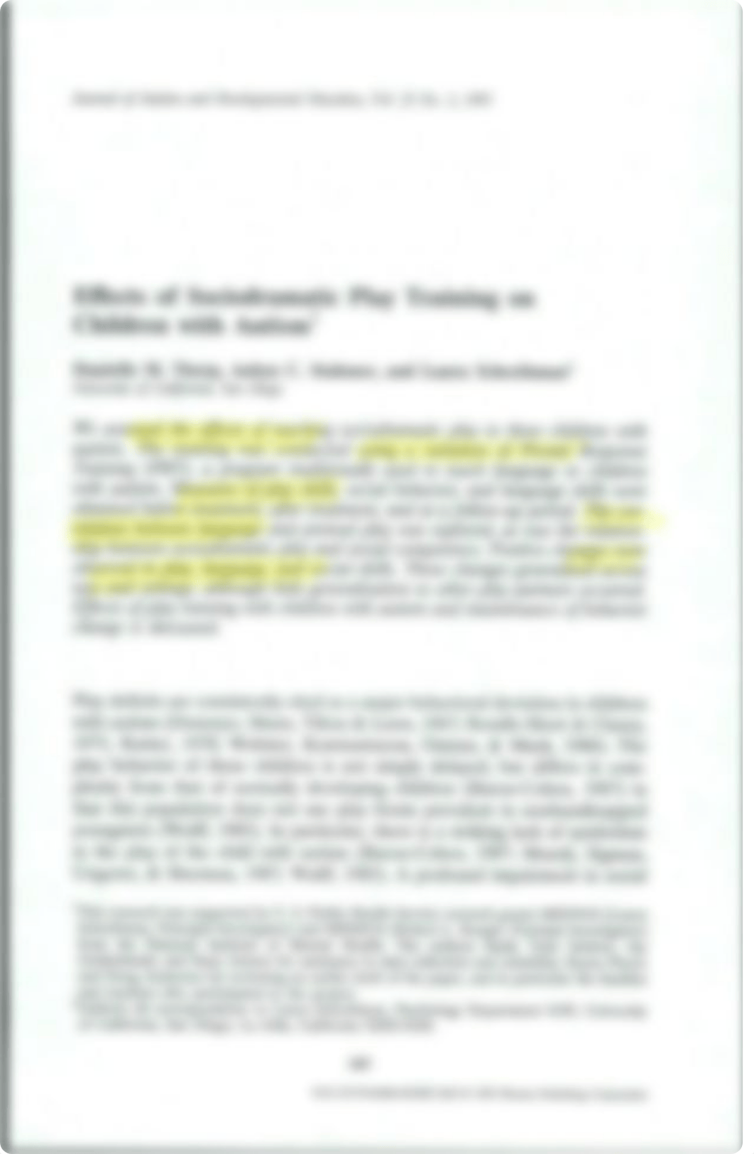 Effects of sociodramatic play training on children with autism.pdf_dh6898ua57w_page1