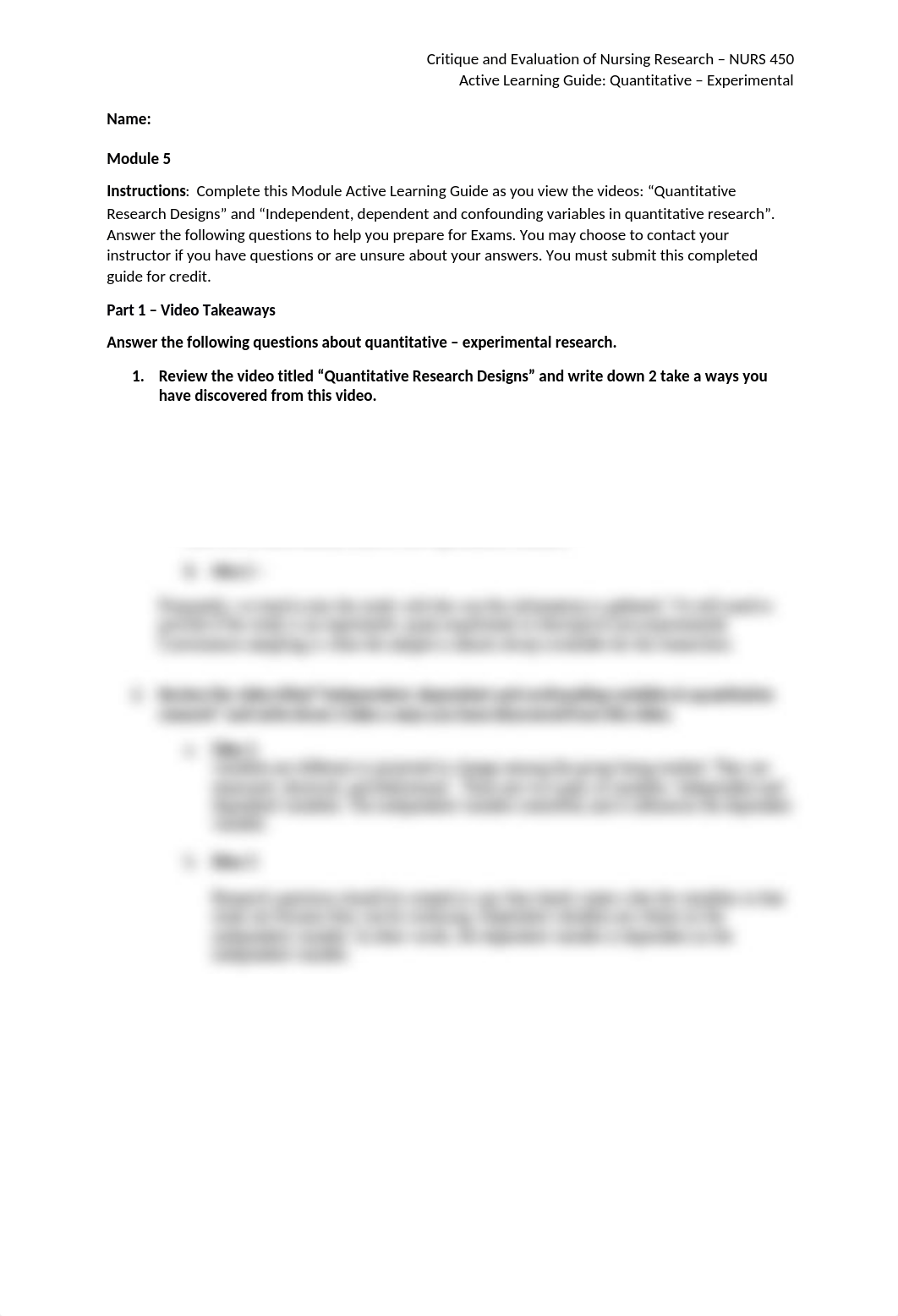 Active Learning Guide_Quantitative Research_Experimental_NURS 450_Accessible.docx_dh6bq30e593_page1
