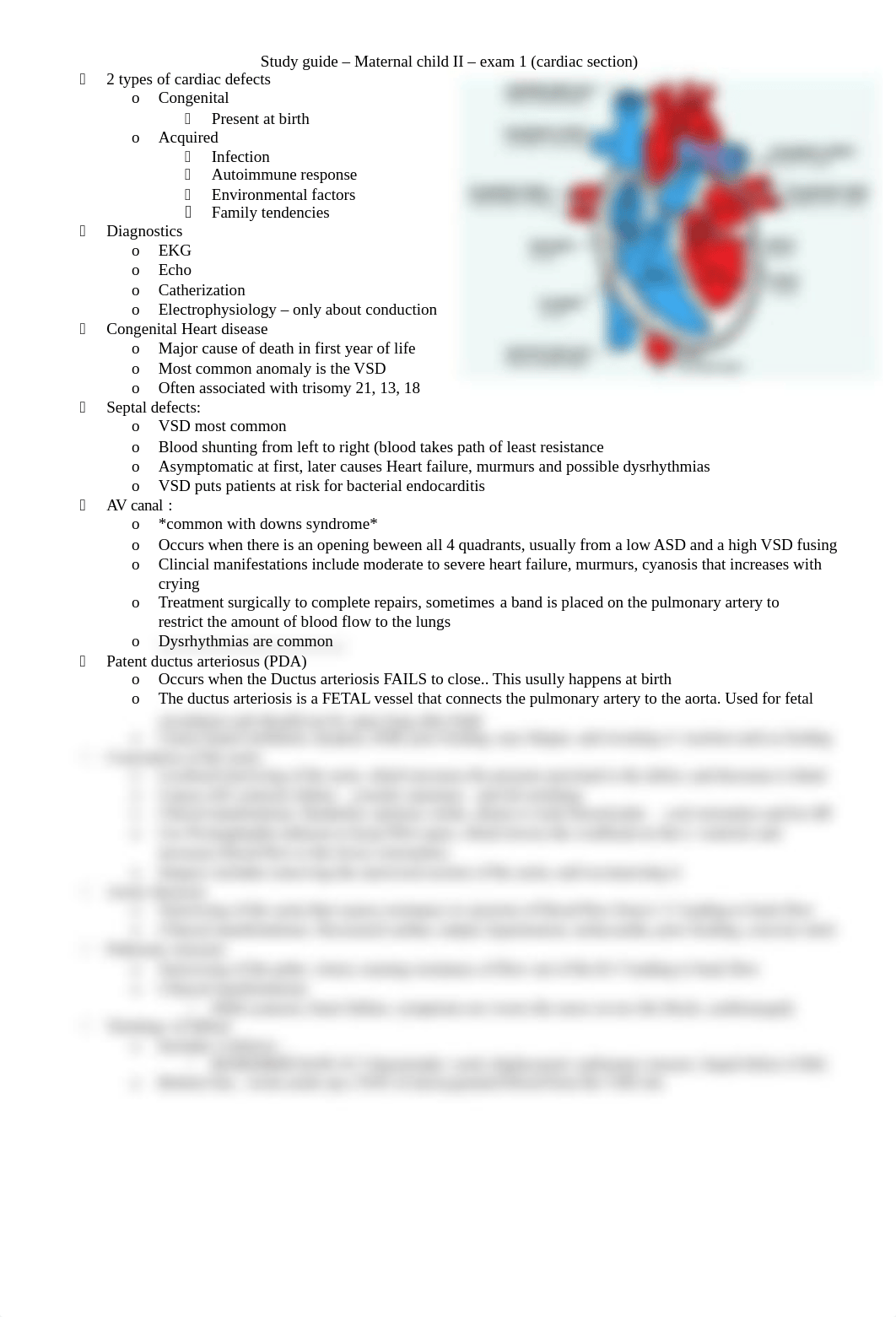 EXAM 1 STUDY GUIDE CARDIAC SECTION.docx_dh6haaxycc2_page1