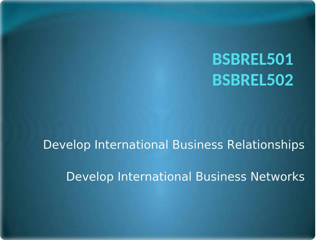 BSBREL501A What is International Business PP_dh735csphok_page1