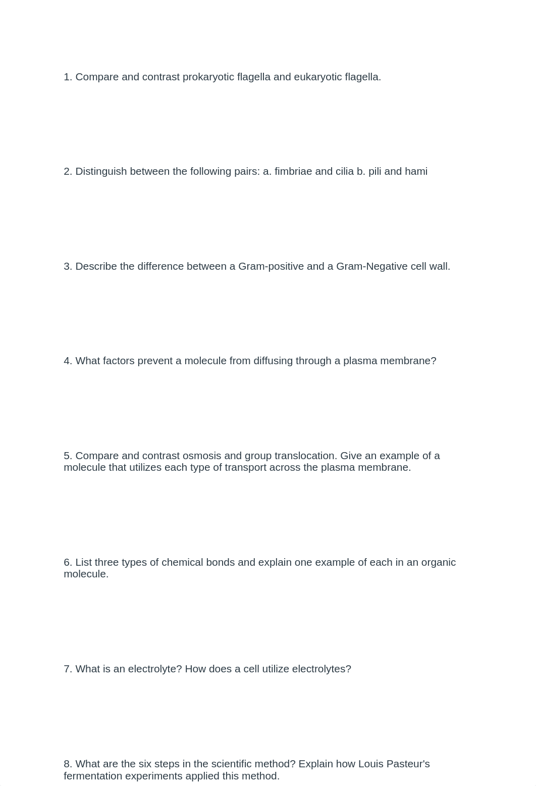 Review questions for Exam I Biol 2420.docx_dh769h9pk6j_page1