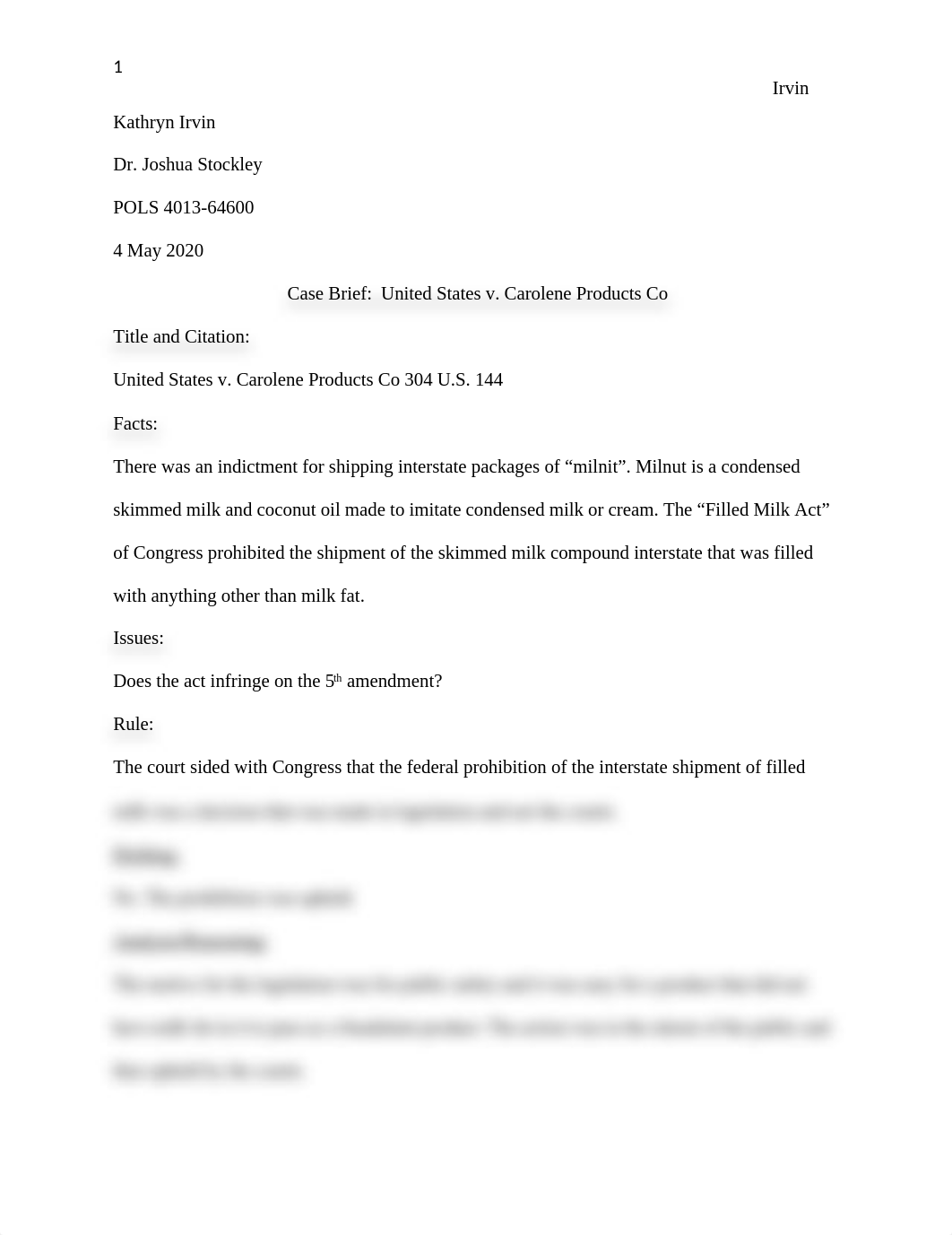 US v. Carolene Products Co.docx_dh77mno8m99_page1