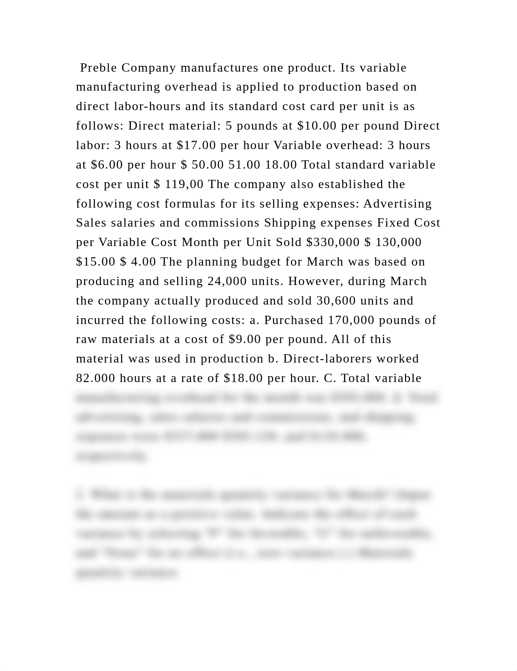 Preble Company manufactures one product. Its variable manufacturing o.docx_dh7ecux8lna_page2