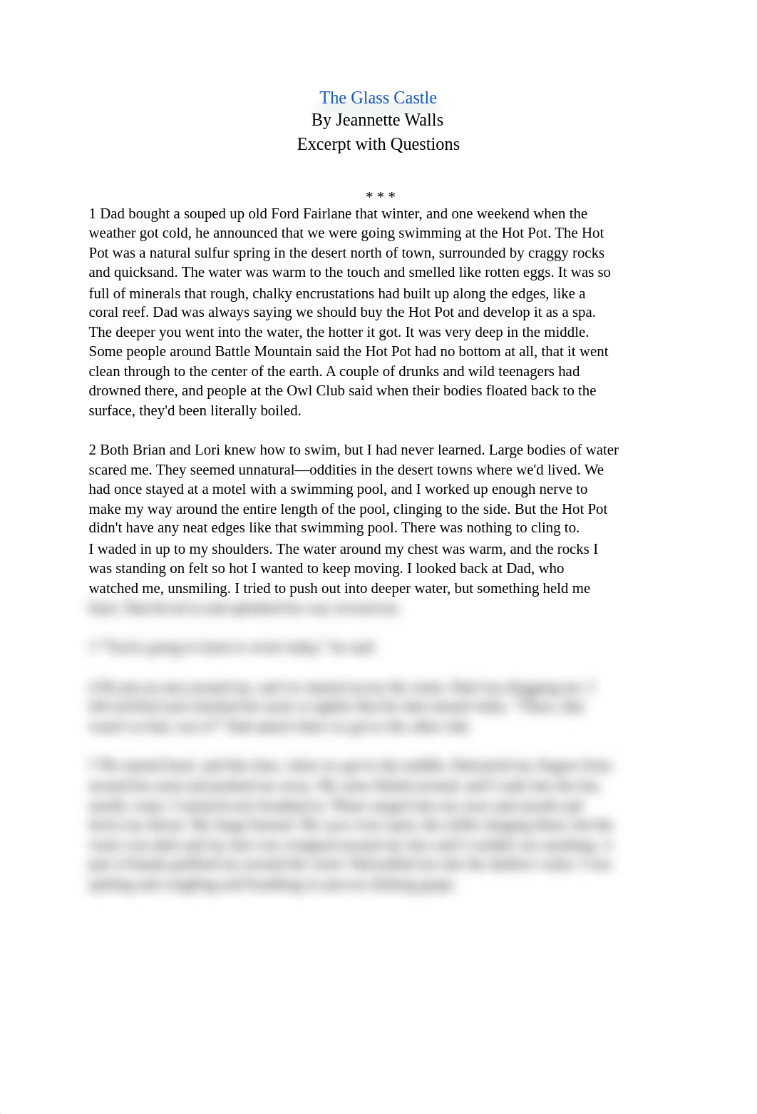 Keysibeth Guerraperez - The Glass Castle Excerpt w_ Questions.pdf_dh7gj5i8rkg_page1