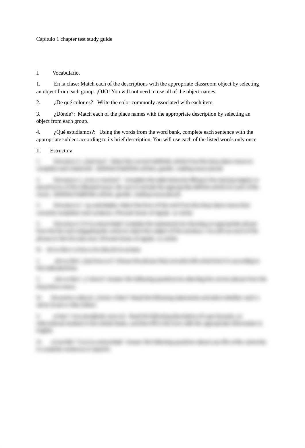 Capítulo 1 chapter test study guide.docx_dh7qjn3bvvb_page1