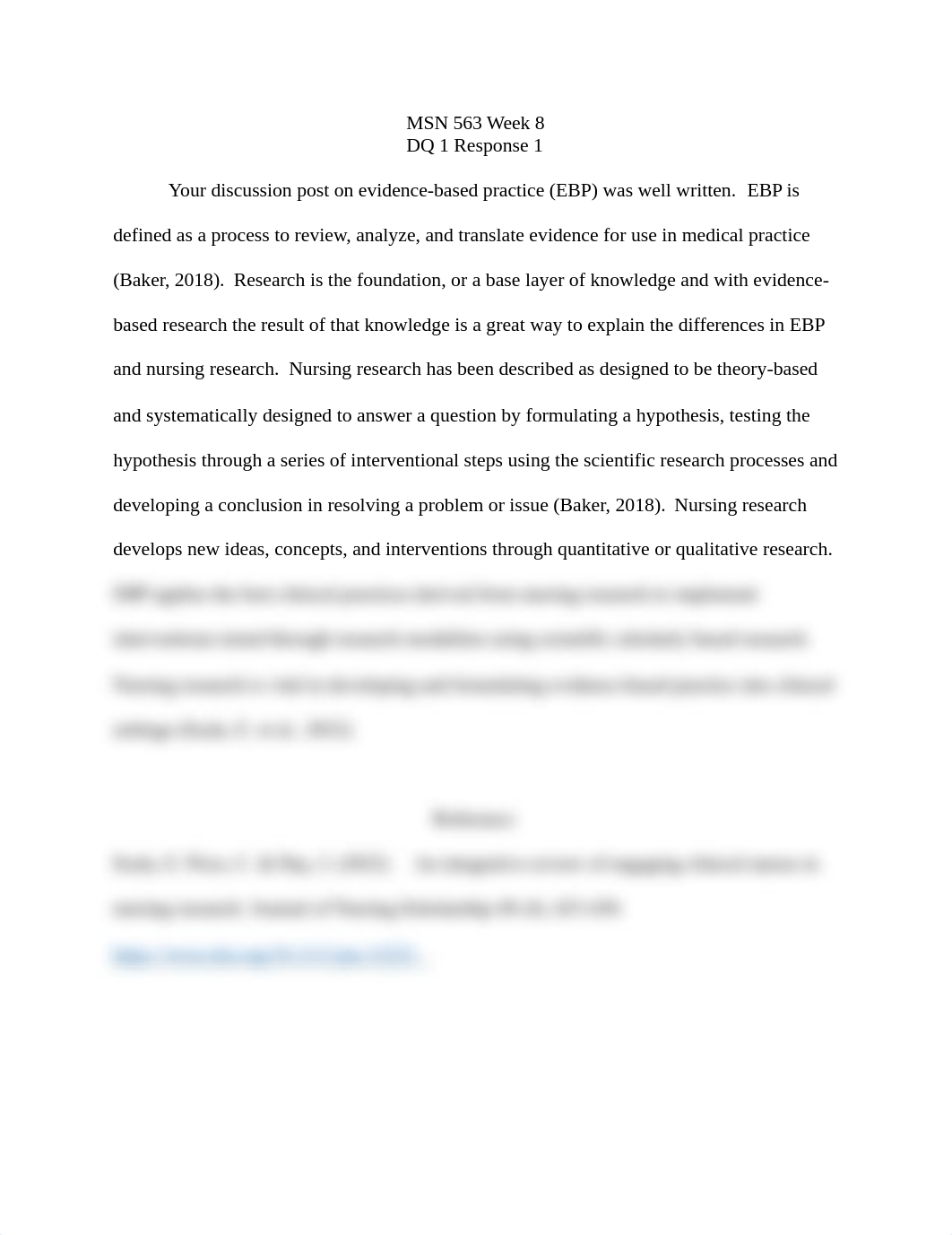 MSN 563 Week 8 DQ 1 Response 1.docx_dh7xpllthag_page1