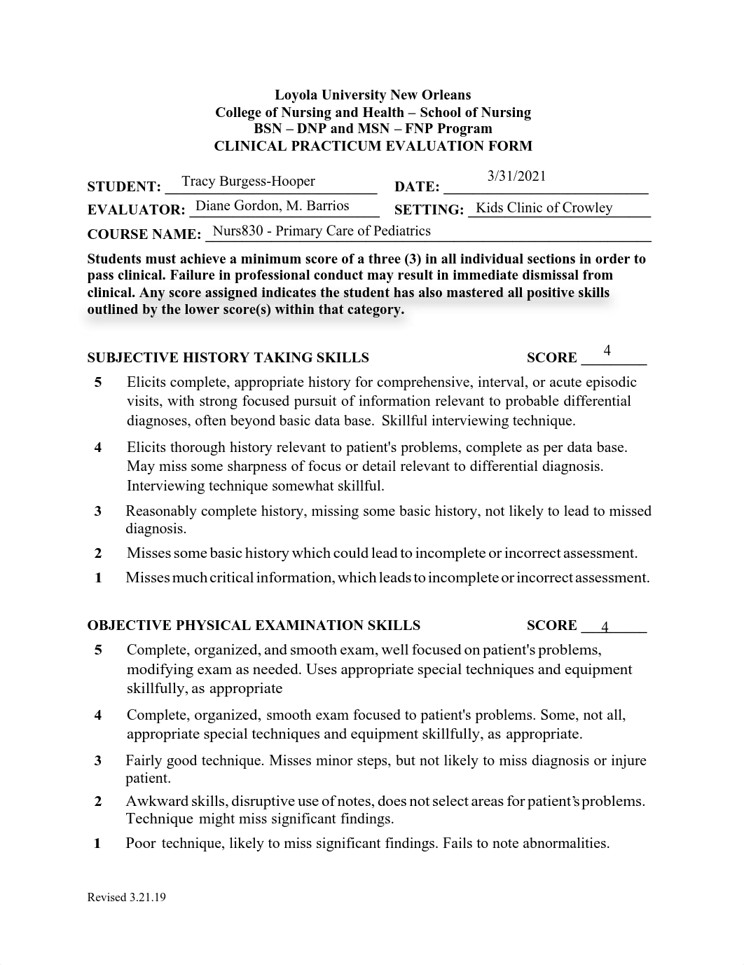 Tracy Burgess-Hooper, Diane Gordon MIDTERM Clinical Practicum Evaluation Form copy.pdf_dh86u5qdo84_page1