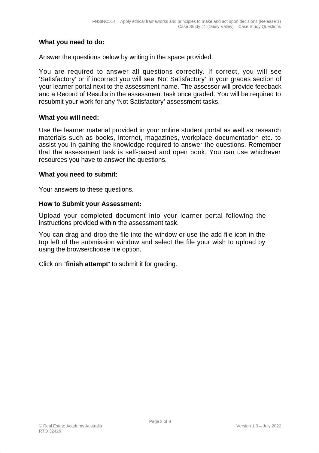 FNSINC514 - Case Study Questions (Daisy Valley) v1.0.docx_dh8lkopzfm8_page2