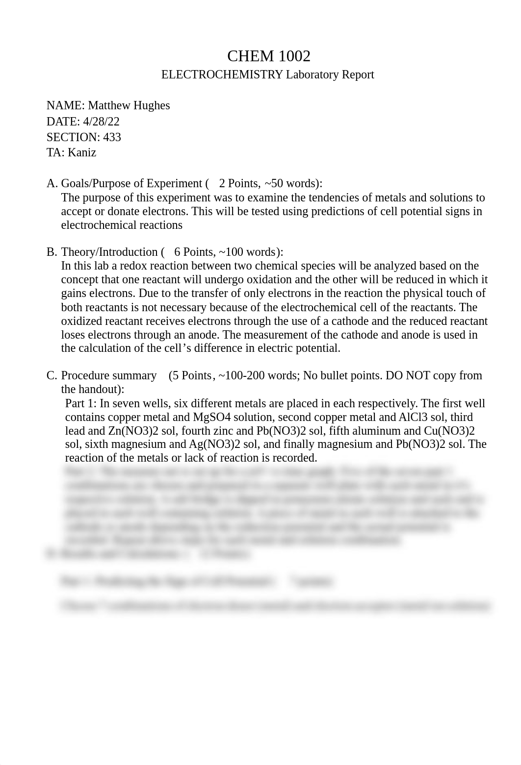 Electrochemistry  - LAB REPORT.pdf_dh8mg2sy9k8_page1