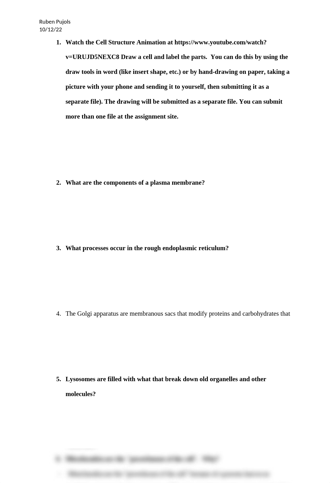 BIO-152 Chapter 4 & 5 Review Questions.docx_dh8pourlad4_page1