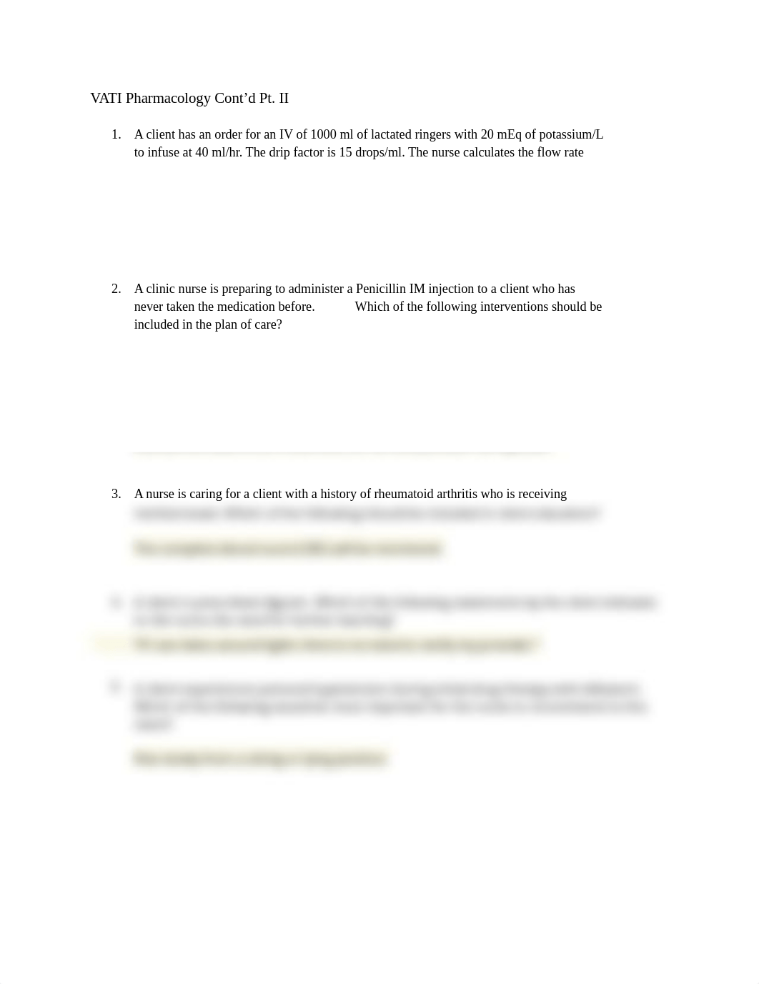 VATI Pharmacology Cont'd Pt. II.docx_dh8reibnt1p_page1