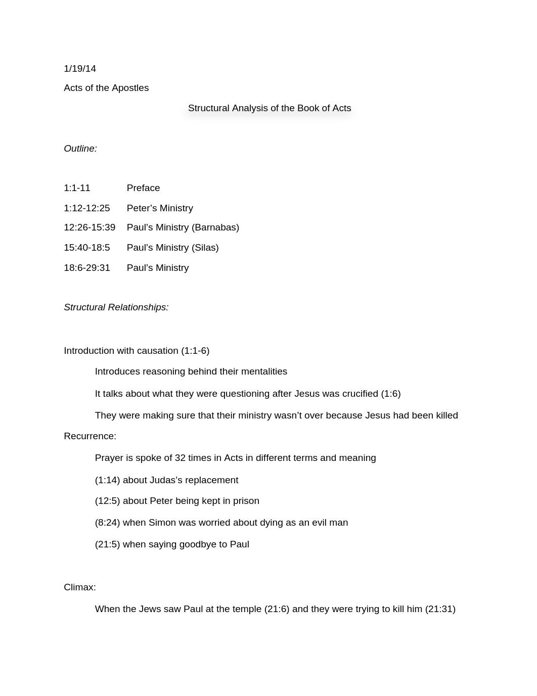 Structural Analysis of Acts - Notes_dh8v83rsis1_page1