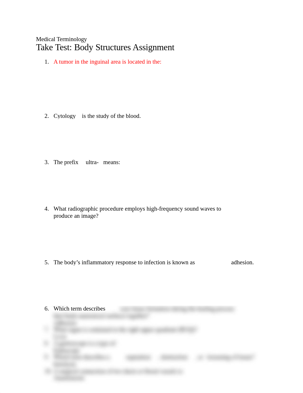 Medical Terminology Test 1 Body Structure.docx_dh8xtr1bxxh_page1