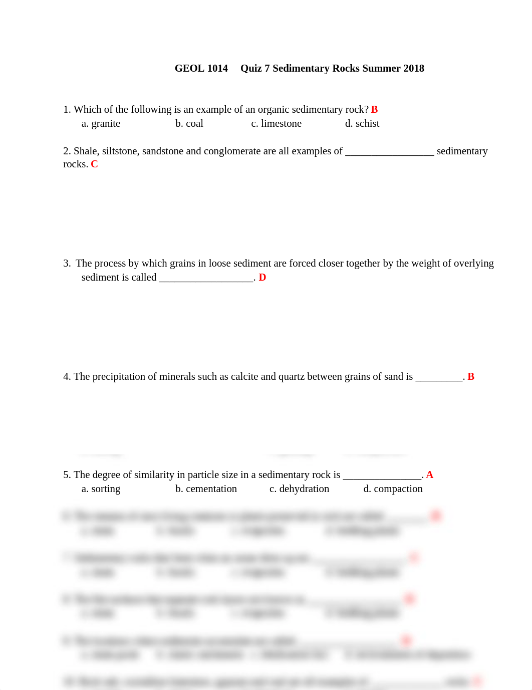 Quiz 7. Sedimentary Rocks.docx_dh95swr2515_page1