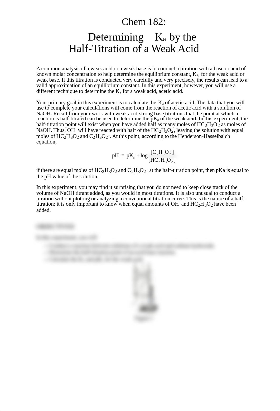 CHEM 182 Determining Ka of a weak acid Spring 2020 (1).pdf_dh9kerjxu0x_page1