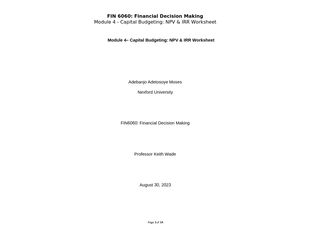 Adebanjo Adetosoye Moses_FIN_6060_Module_4_Worksheet.docx_dh9klg1cu7i_page1