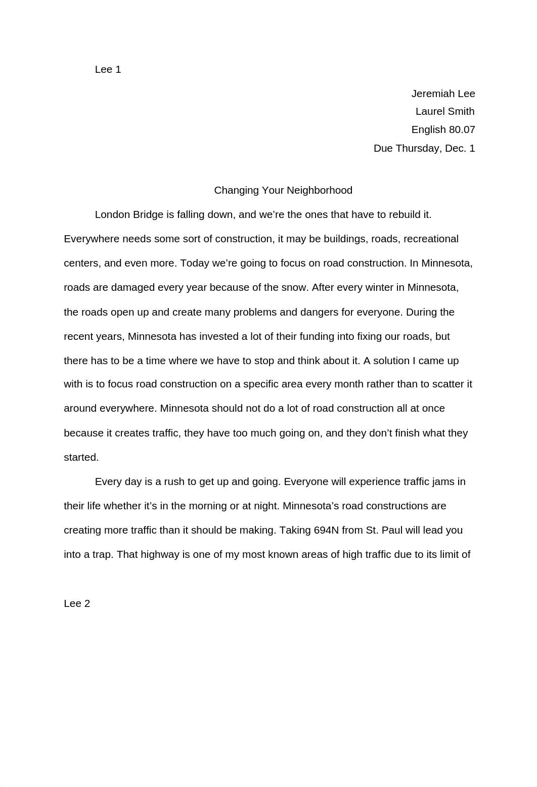 Changing Your Neighborhood Essay_dh9lzynb6gm_page1