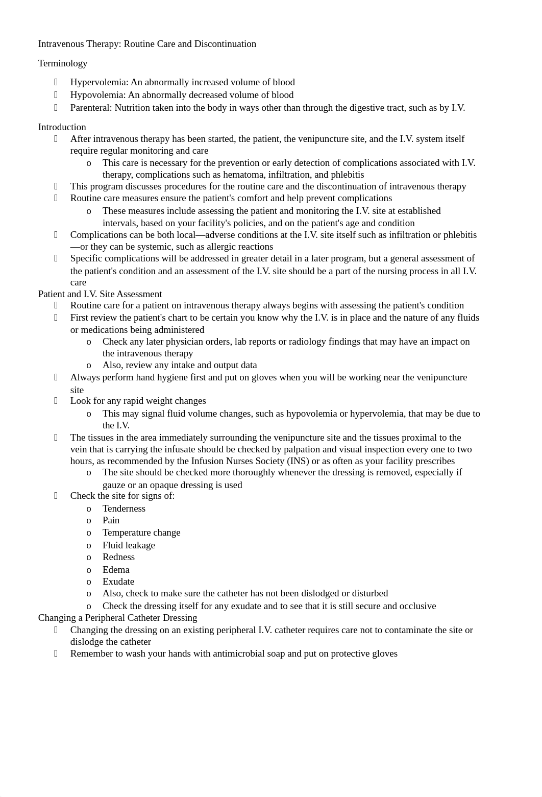 17- Intravenous Therapy- Routine Care and Discontinuation.docx_dh9qk3p1cpf_page1