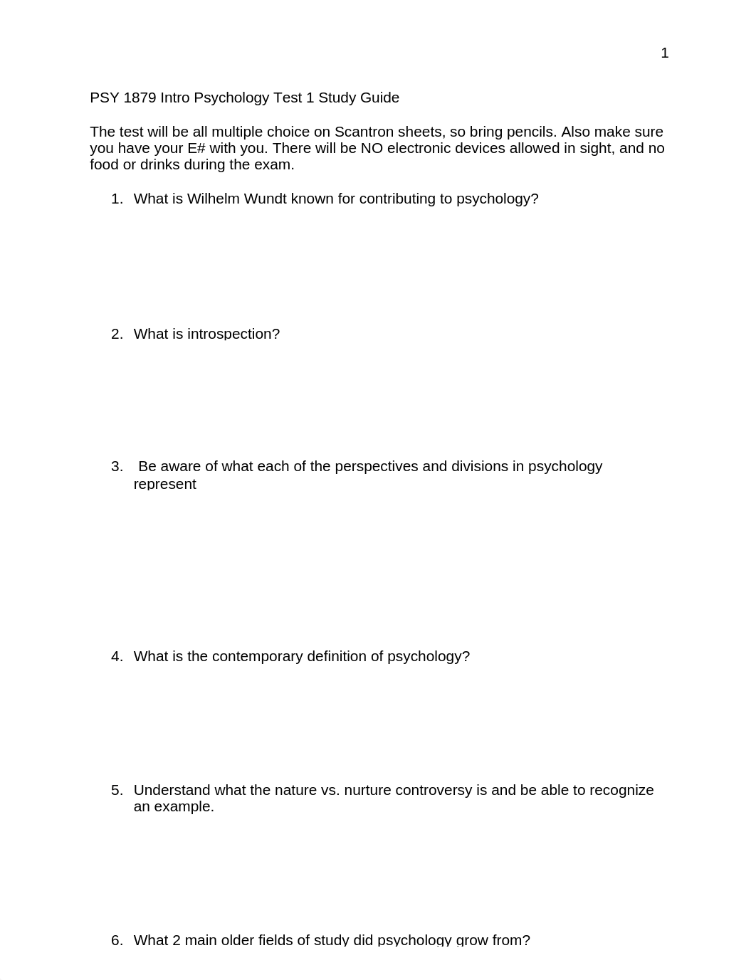 PSY 1879 Test 1 Study Guide FA18.docx_dh9tdld8kz5_page1