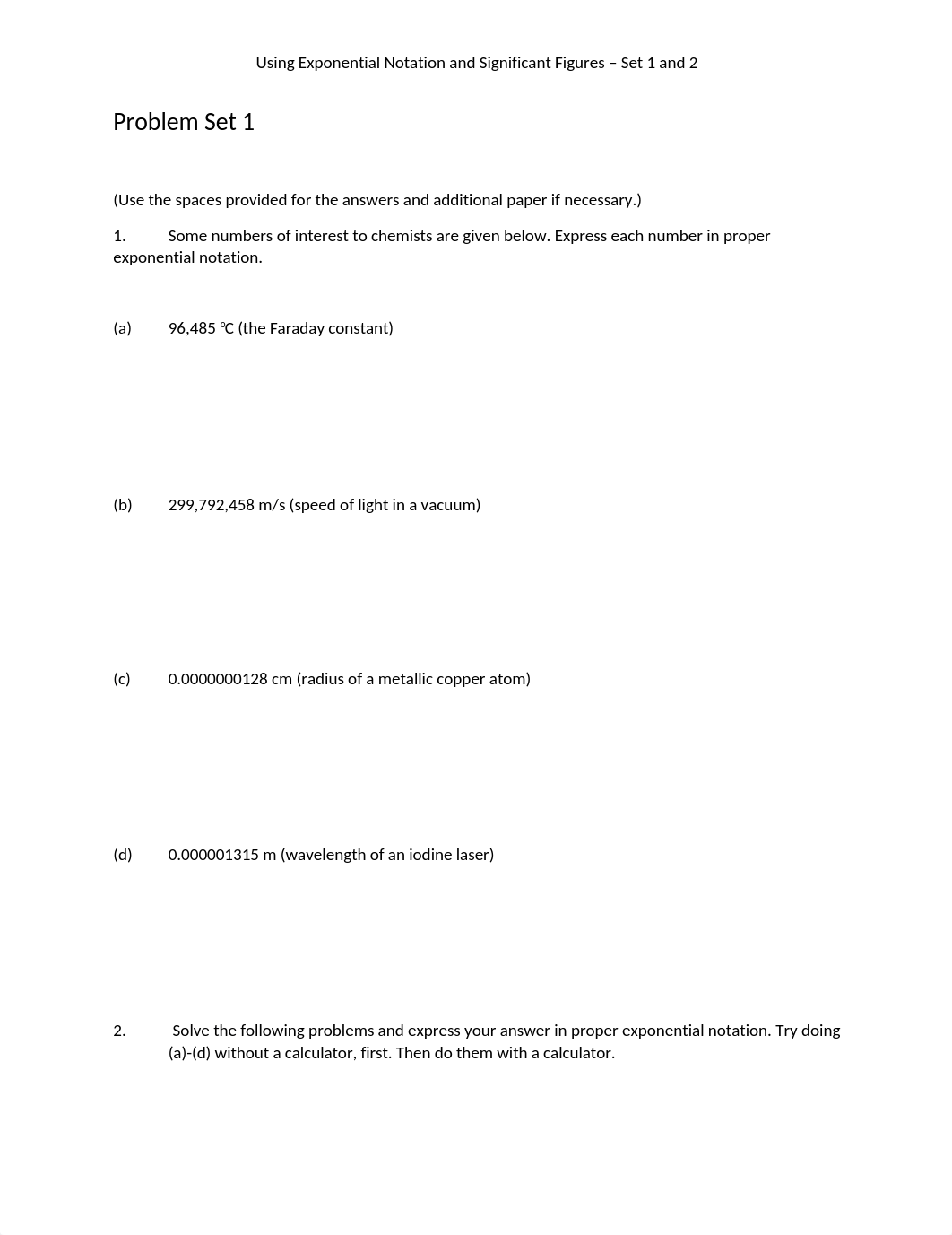 Using Exponential Notation and Significant Figures - Set 1 and 2 (1).docx_dha342ruaqe_page1