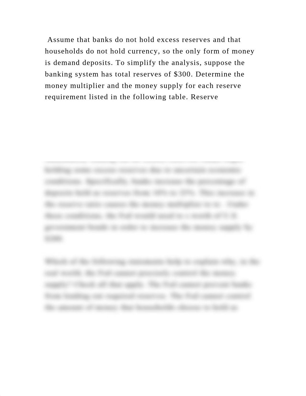 Assume that banks do not hold excess reserves and that households do .docx_dhadvdq8zrh_page2