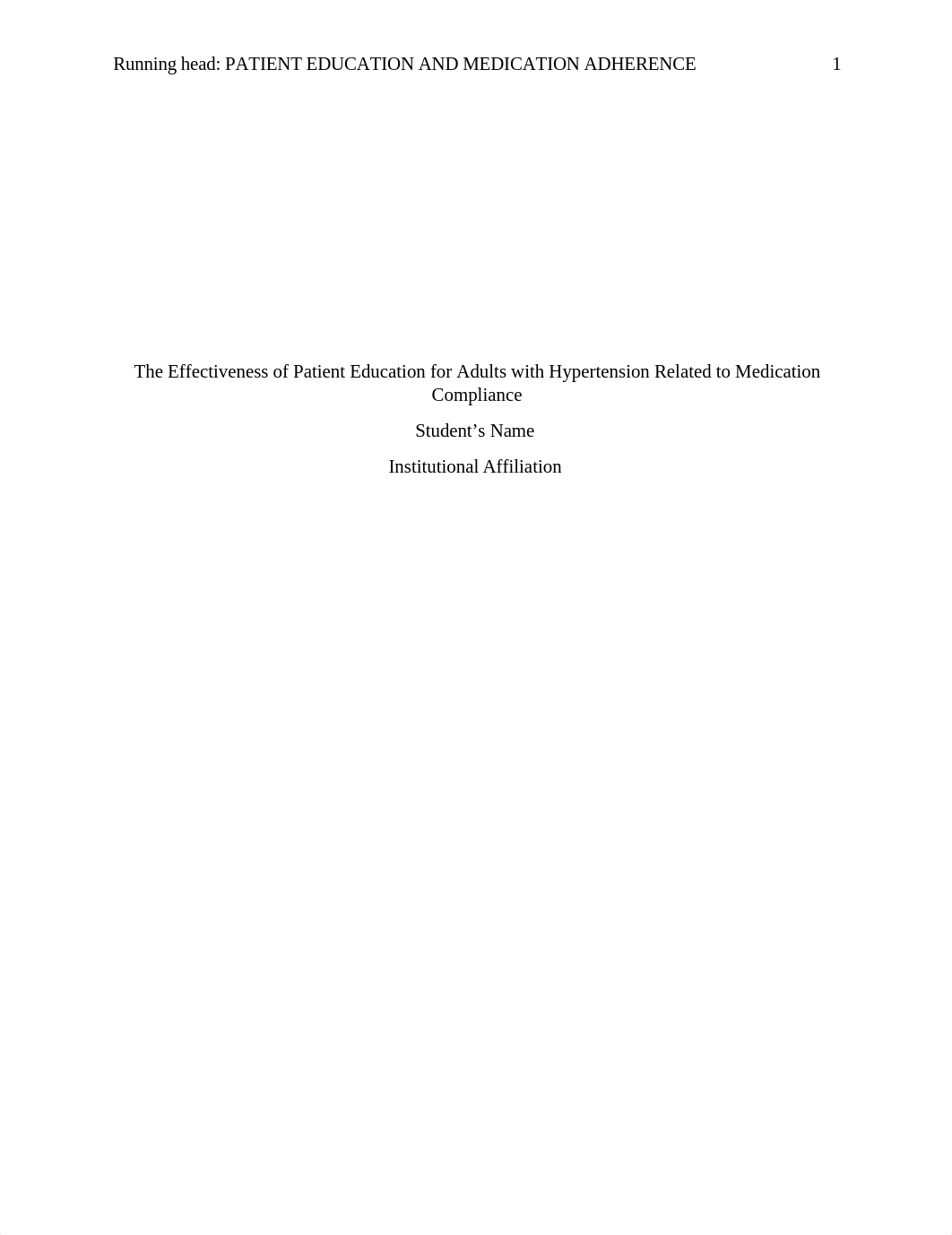 329601754_The Effectiveness of Patient Education for Adults with Hypertension Related to Medication_dhae6qjwo55_page1