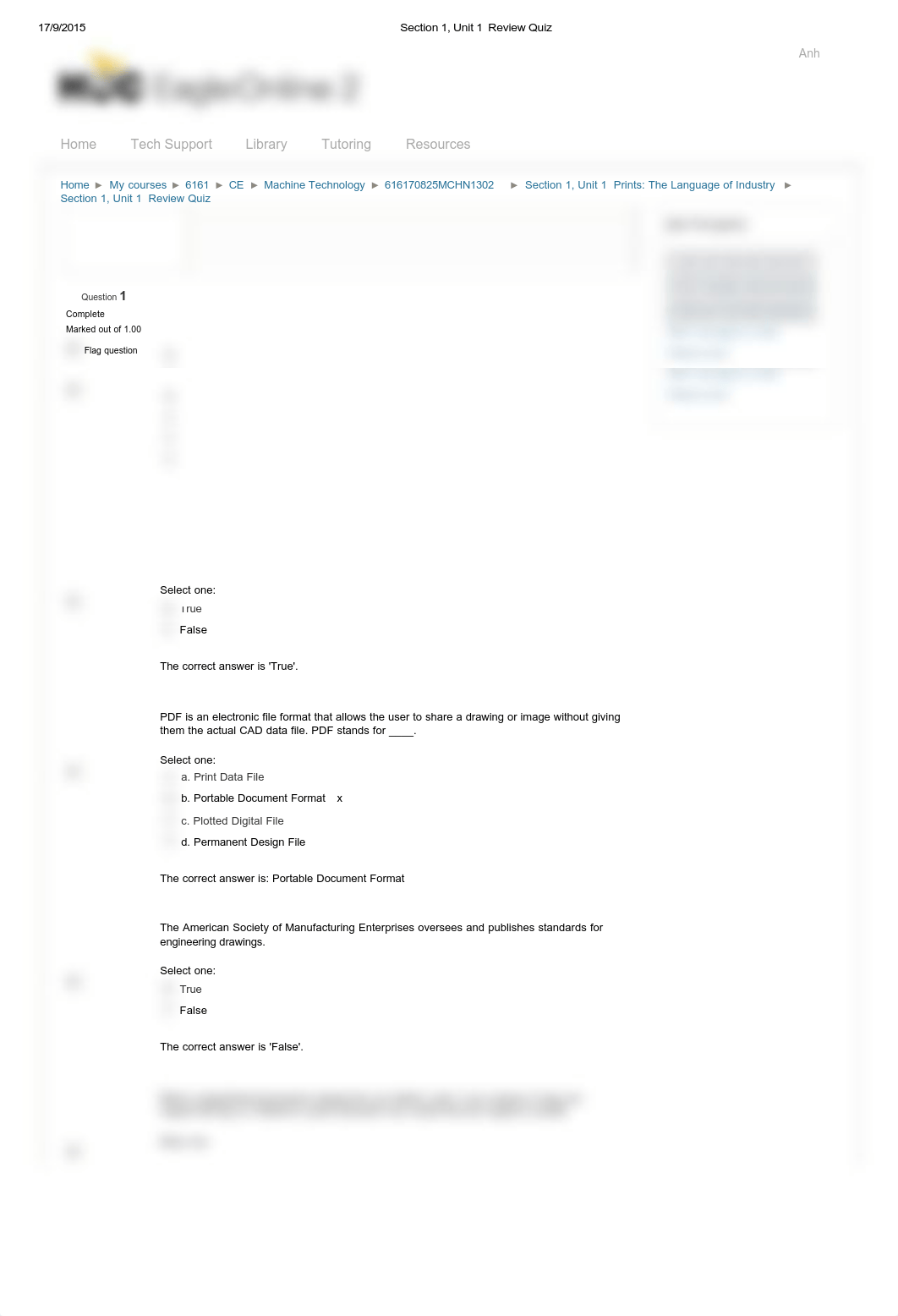 Section 1, Unit 1 - Review Quiz_dhalh1mylti_page1