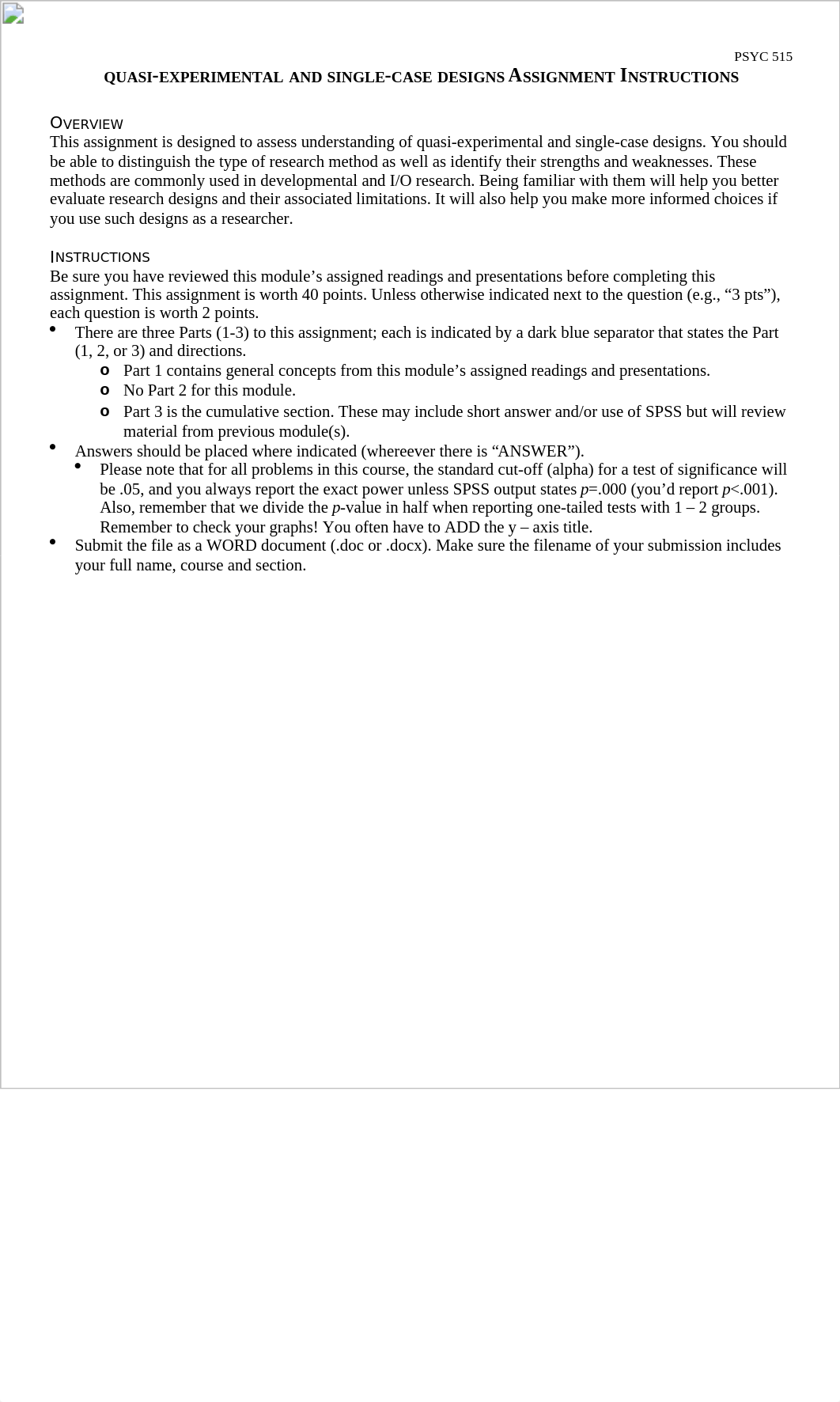 Quasi-Experimental and Single-Case Designs Assignment Instructions.docx_dhaqv31zaz1_page1