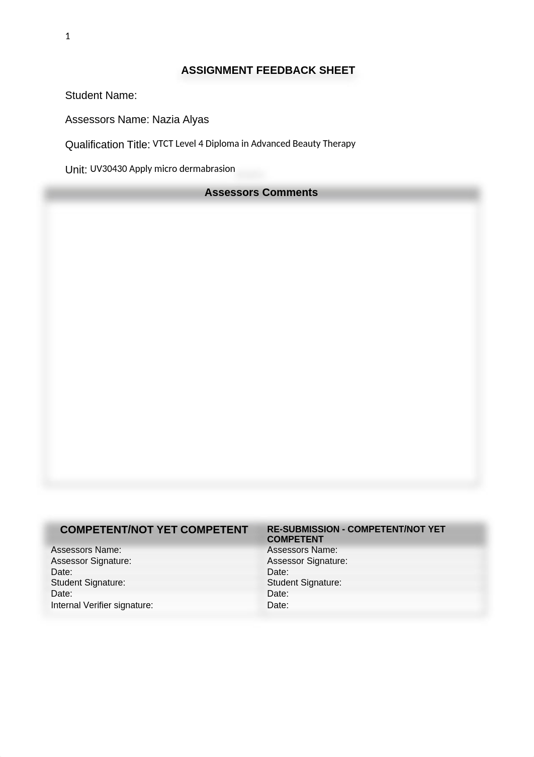 Assignment - Apply Microdermabrasion assignment.docx_dhaz606ds58_page1