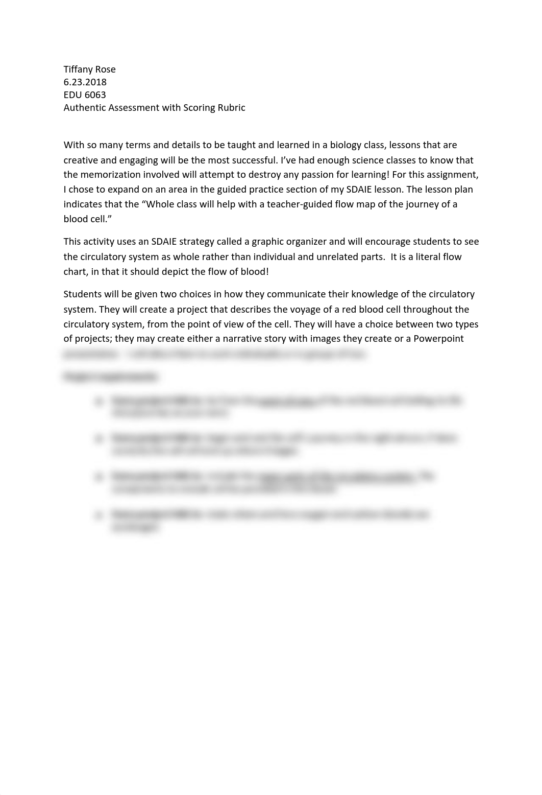 EDU 6063 Week 7 - Assignment_ Authentic Assessment with Scoring Rubric.pdf_dhbwkpuhol7_page1