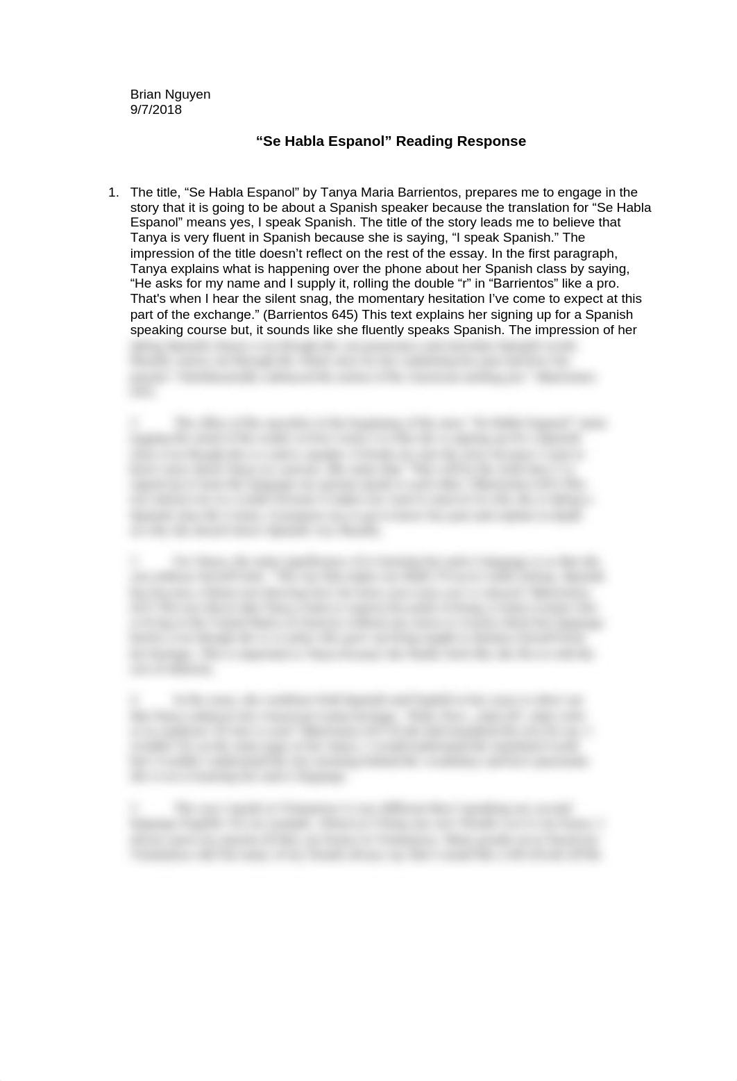 Se Habla Espanol Reading Questions.docx_dhbwkzbrap0_page1