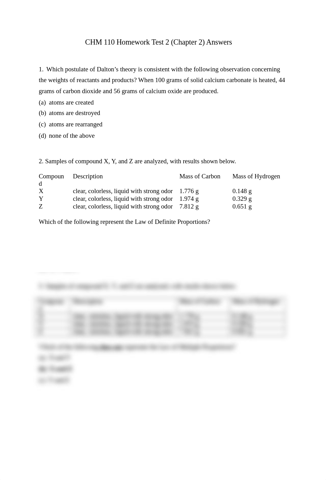 CHM 110 Homework Quiz 2 - Chapter 2 Answers.docx_dhbyjttw254_page1