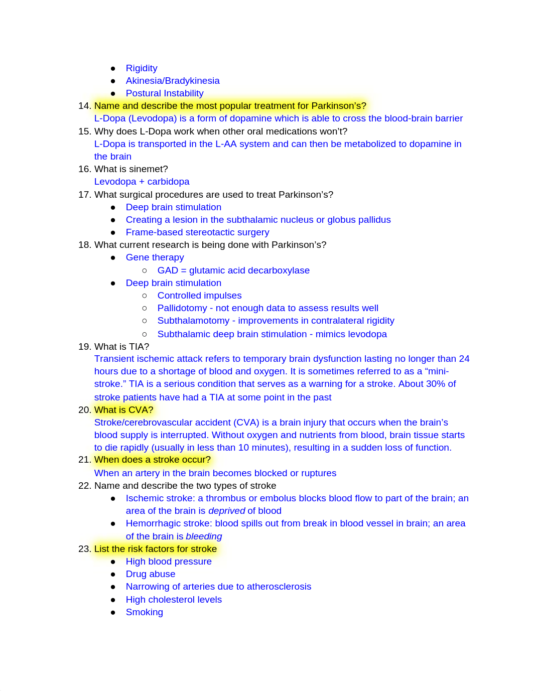 CBEN310 Exam III Study Guide Answers_dhcaaddehks_page2