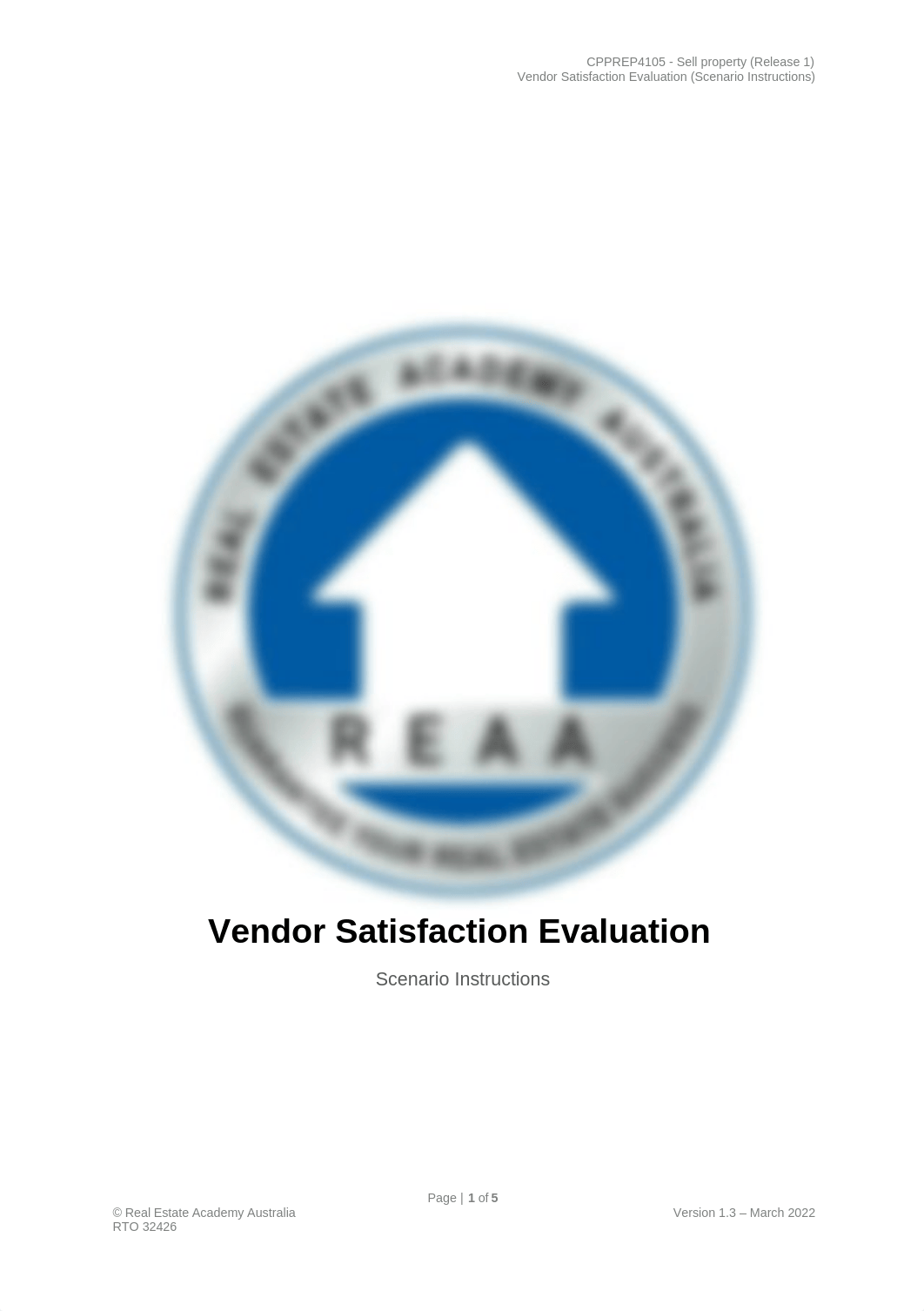 REAA - CPPREP4105 - Vendor Satisfaction Evaluation (Scenario Instructions) v1.3.docx_dhcb97mlege_page1