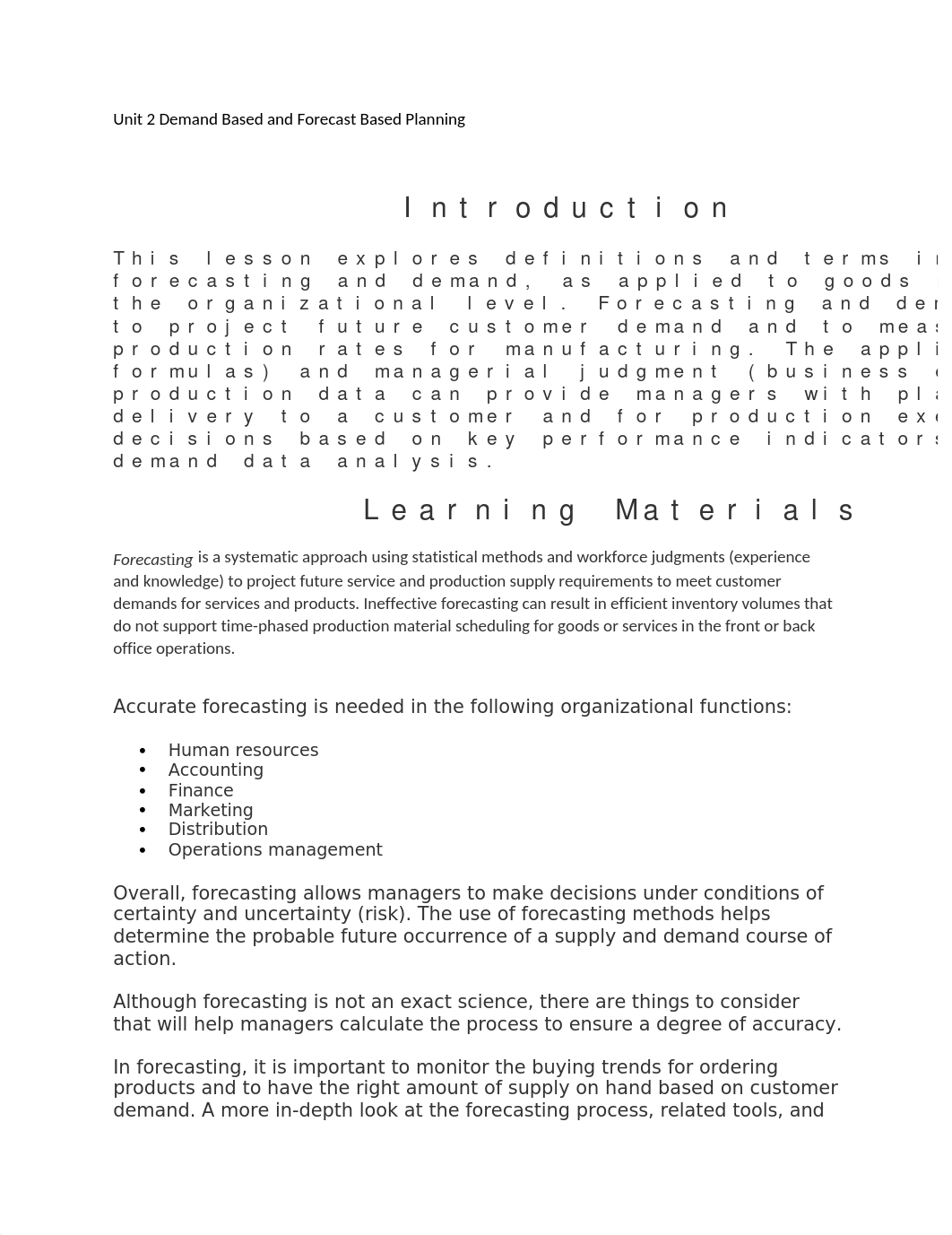 Unit 2 Demand Based and Forecast Based Planning.docx_dhcc0d1xw9q_page1