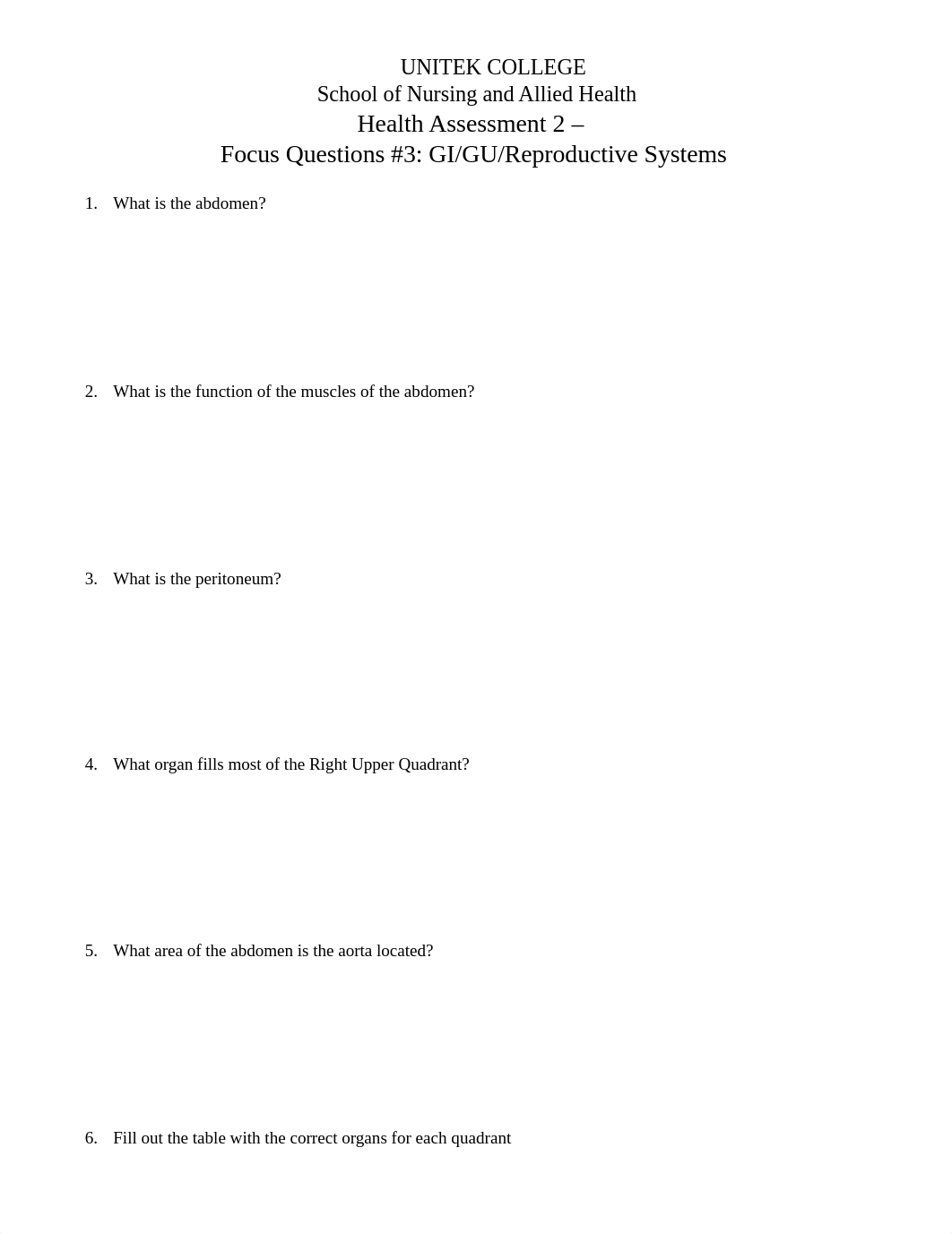 Focus Questions 3- GI, GU, and Reproductive Systems .docx_dhcgzz4ujsq_page1