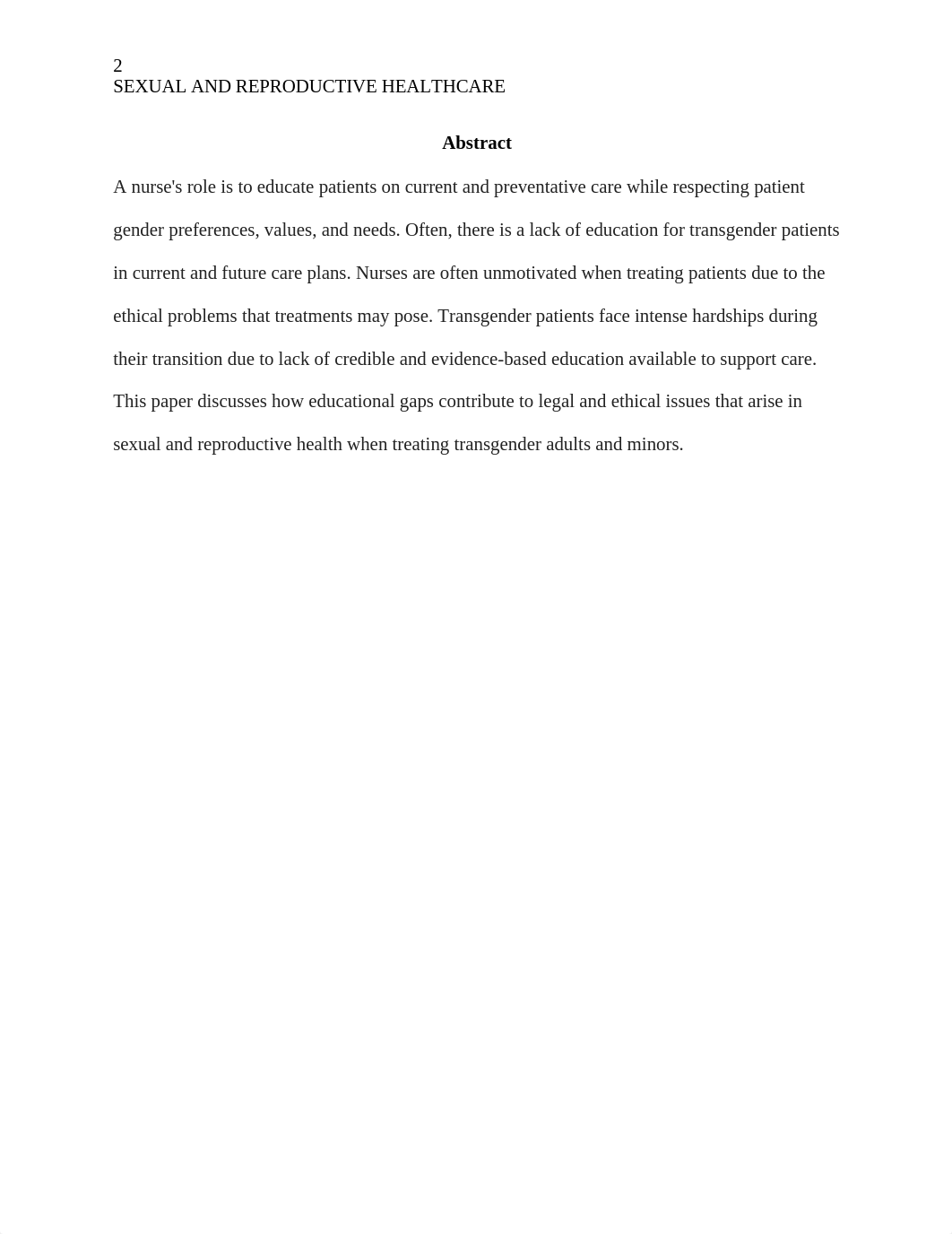 Sexual and Reproductive Healthcare for Transgender Patients Final Draft.docx_dhchysqqbtc_page2