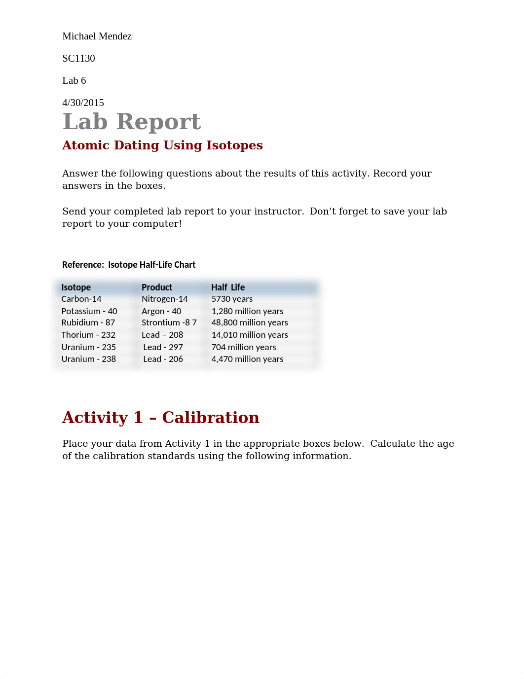 SC1130 Unit 5 Lab Atomic Dating Using Isotopes.doc_dhcmxx6362g_page1