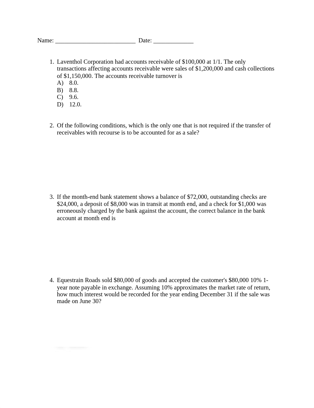 ACC 310 FA 2014 Chap 7 Practice Questions_dhcq11uw7b8_page1