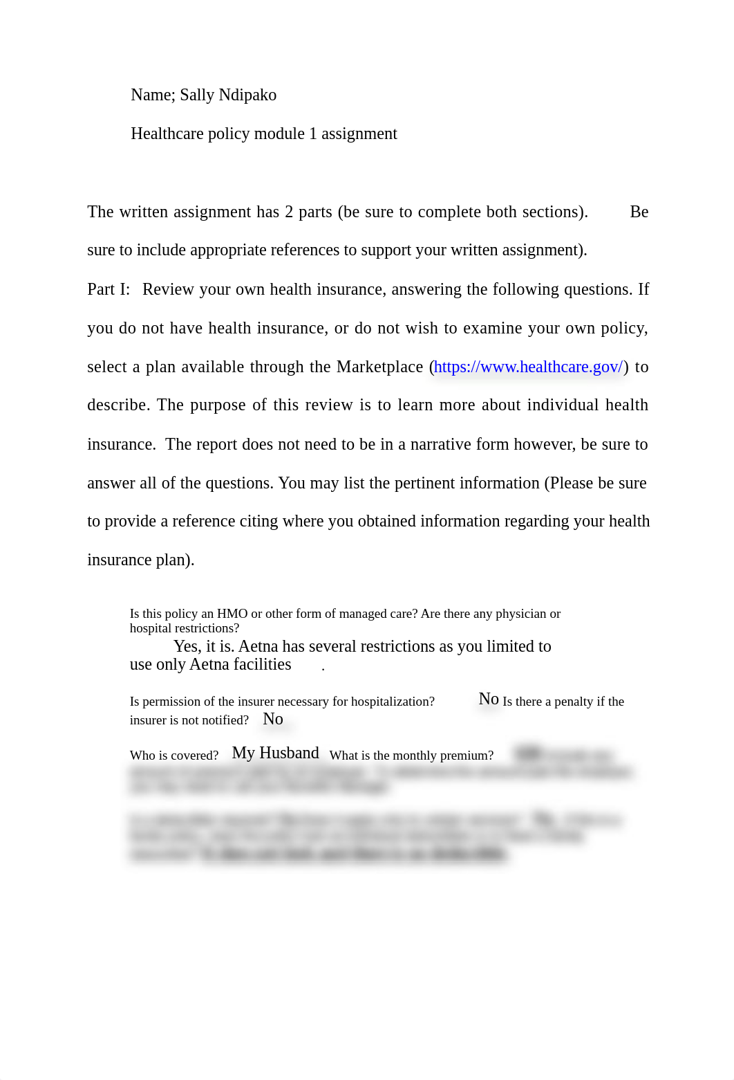 sally healthcare policy asignment one.docx_dhcvw2xlc2t_page1