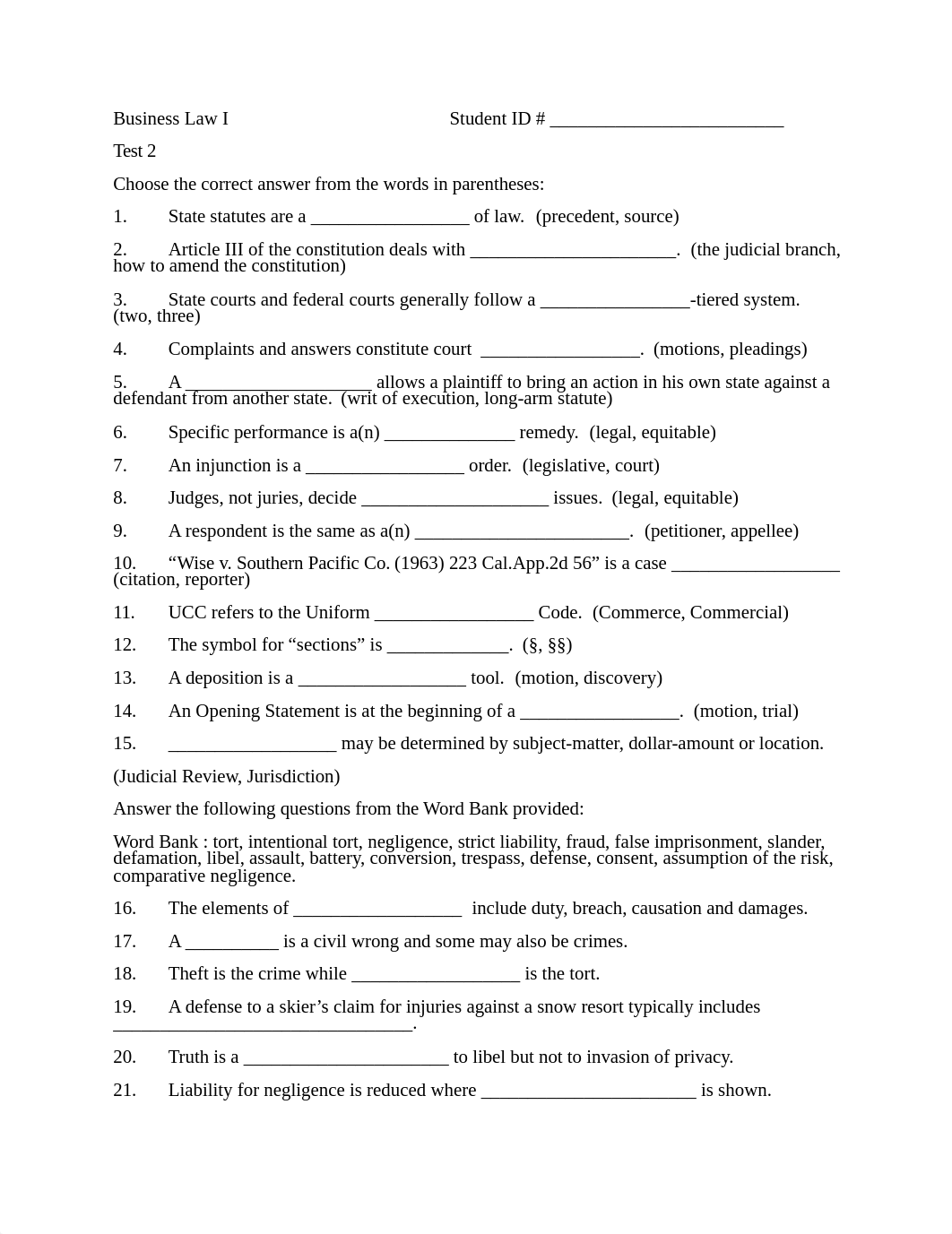 BUSINESS LAW TEST 2.docx_dhcvw7kh301_page1