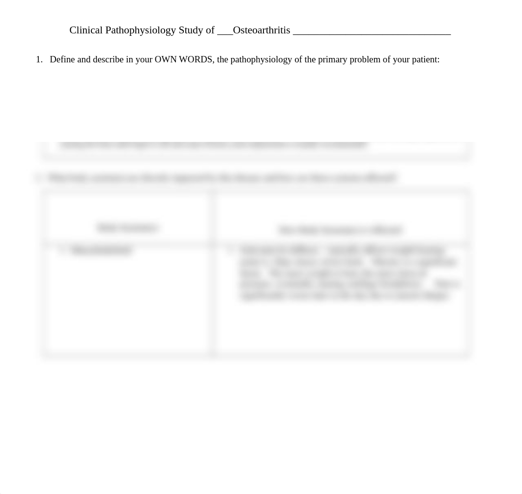 Pathophysiology Sheet - Osteoarthritis.docx_dhcxl49onii_page1