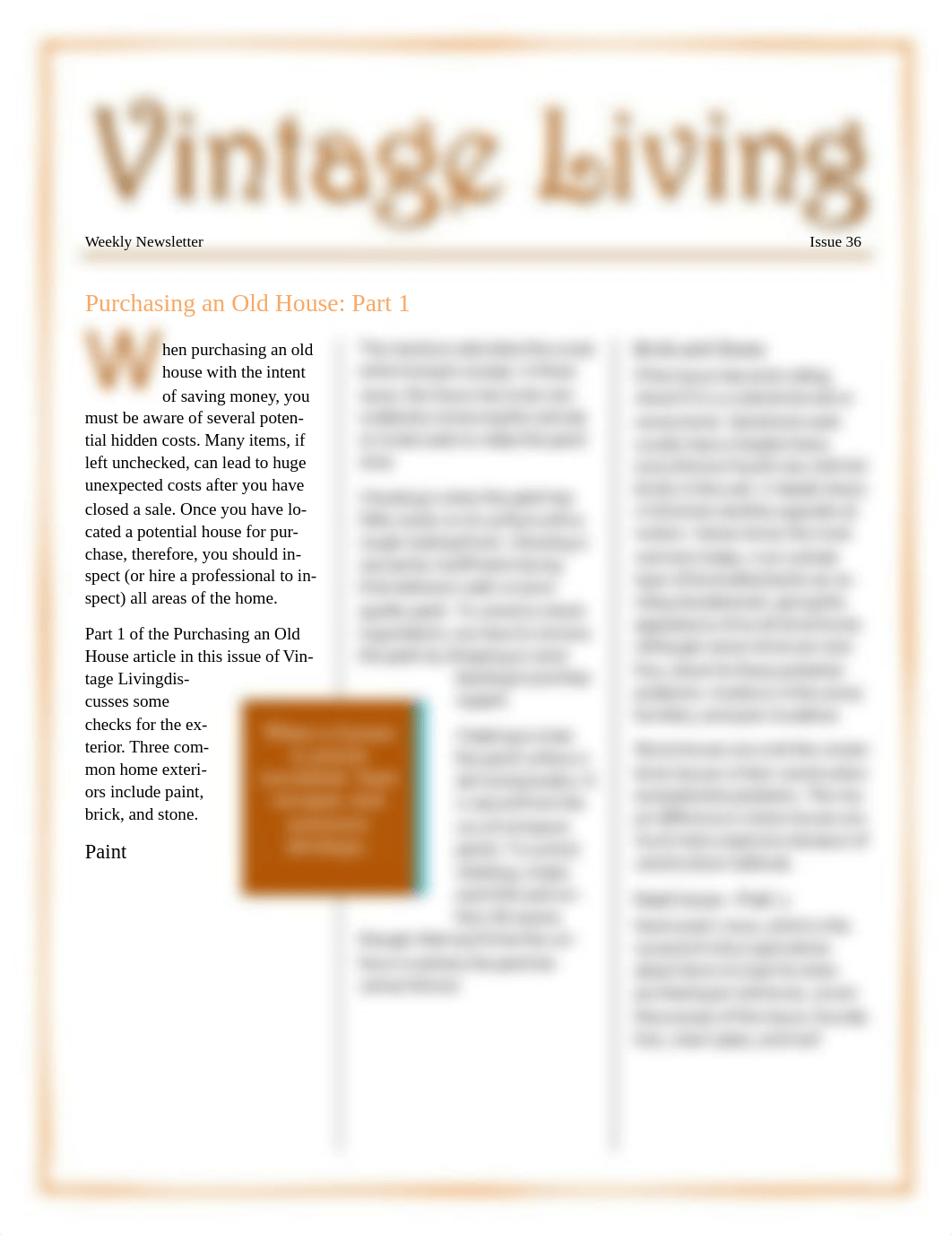 Lab 7-1 Vintage Living Newsletter.pdf_dhd0dxmozgt_page1